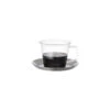 CAST Coffee Cup & Saucer 220ml Stainless Steel -Kinto Europe 23085