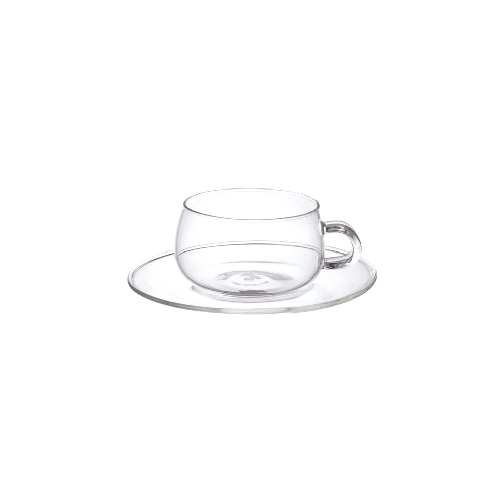 UNITEA Cup & Saucer 230ml Glass 1 UNITEA Cup & Saucer 230ml Glass