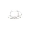 UNITEA Cup & Saucer 350ml Glass 6 UNITEA Cup & Saucer 350ml Glass -Kinto Europe 8331 t 001 fccc0ae6 56bb 4c2a 9758 c5c50224c5aa