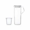 CAST Water Jug 1.2L + 4 Water Glasses -Kinto Europe cast glasses carafe bundle a795575a 5bdf 4ffb 892d e18ce92ea52a